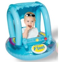 Gölgelikli bebek yüzme simidi oturaklı bebek yüzme simidi